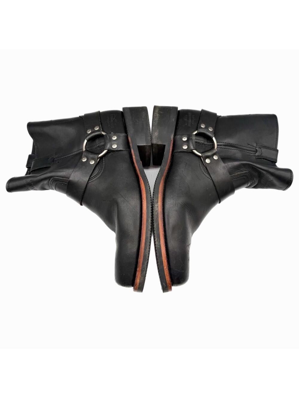 Men’s Harley-Davidson Black Leather El Paso Harness Boots – 11 - Picture 4 of 7